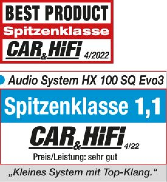 Audio System HX 100 SQ EVO 3 high-end 10cm 2-Wege Lautsprecher 100mm HX-100